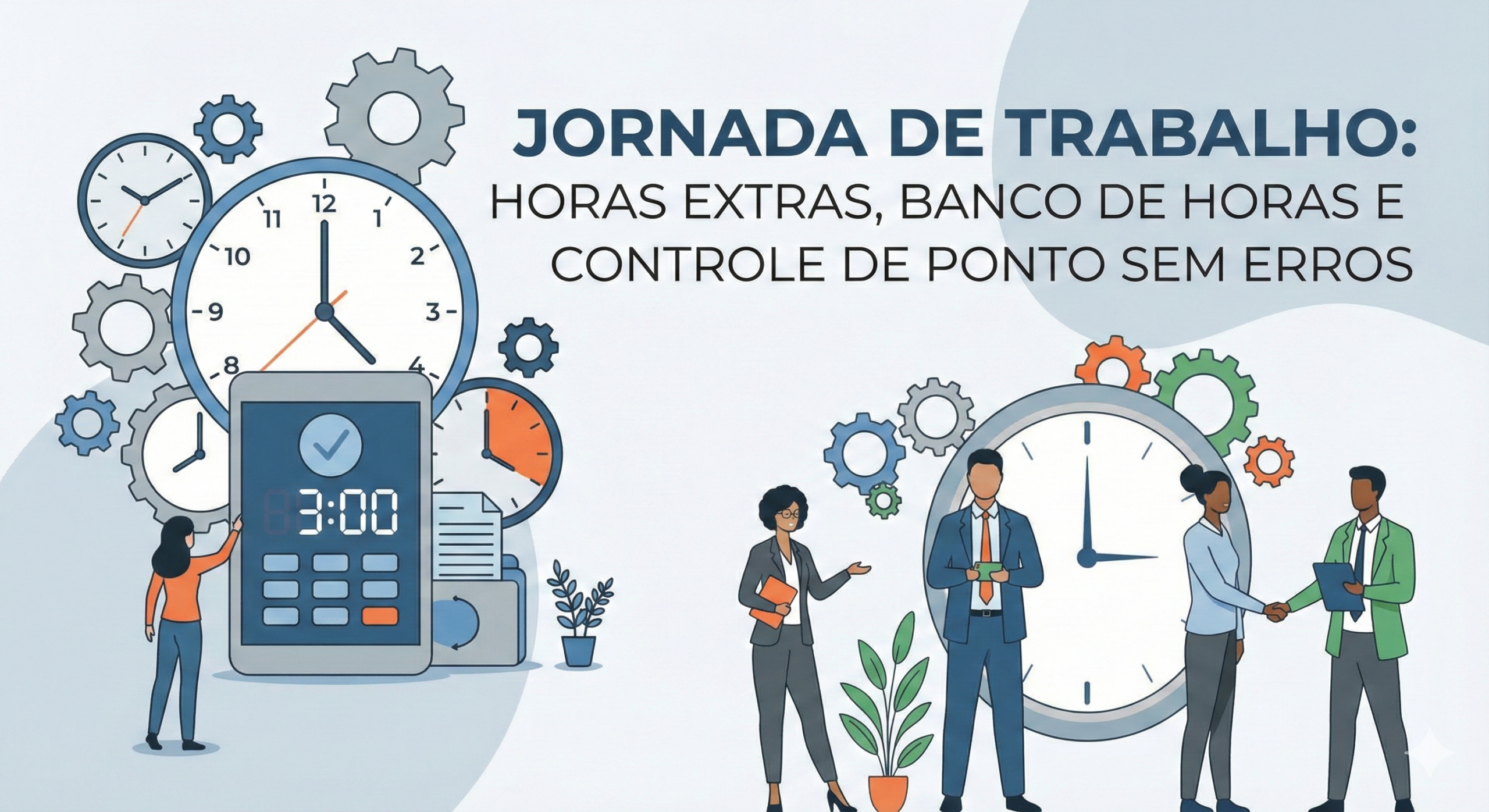 Jornada de Trabalho: Horas Extras, Banco de Horas e Controle de Ponto sem Erros