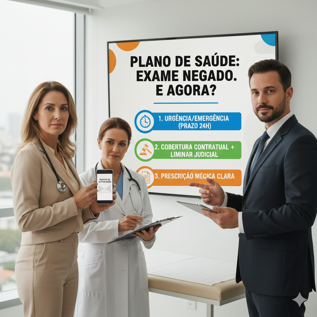 NEGATIVA DE EXAME: QUANDO O PLANO DE SAÚDE É OBRIGADO A AUTORIZAR?
